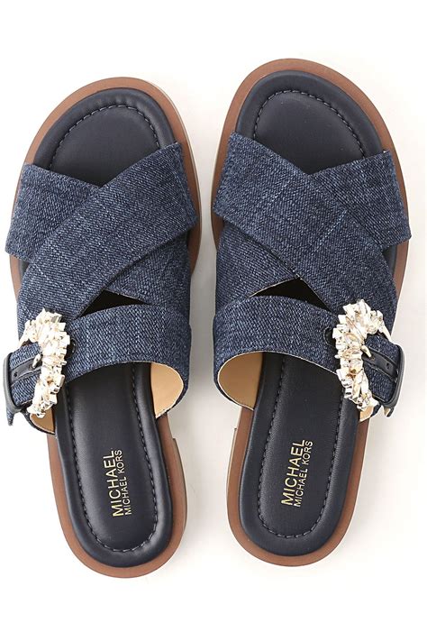 michael kors schuhe damen sandalen|michael kors denim sandals.